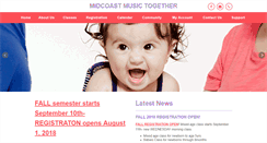 Desktop Screenshot of midcoastmusictogether.com